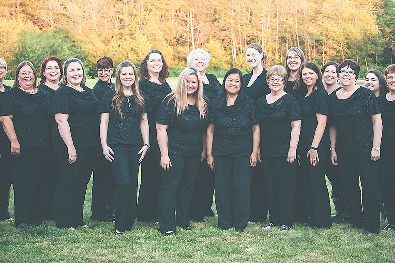 Sonus Boreal, a women’s choir from Snohomish County, is giving two performances titled “Songs from the Stage and Screen” on June 23 at the Red Curtain Arts Center in Marysville. (JLH Photography)