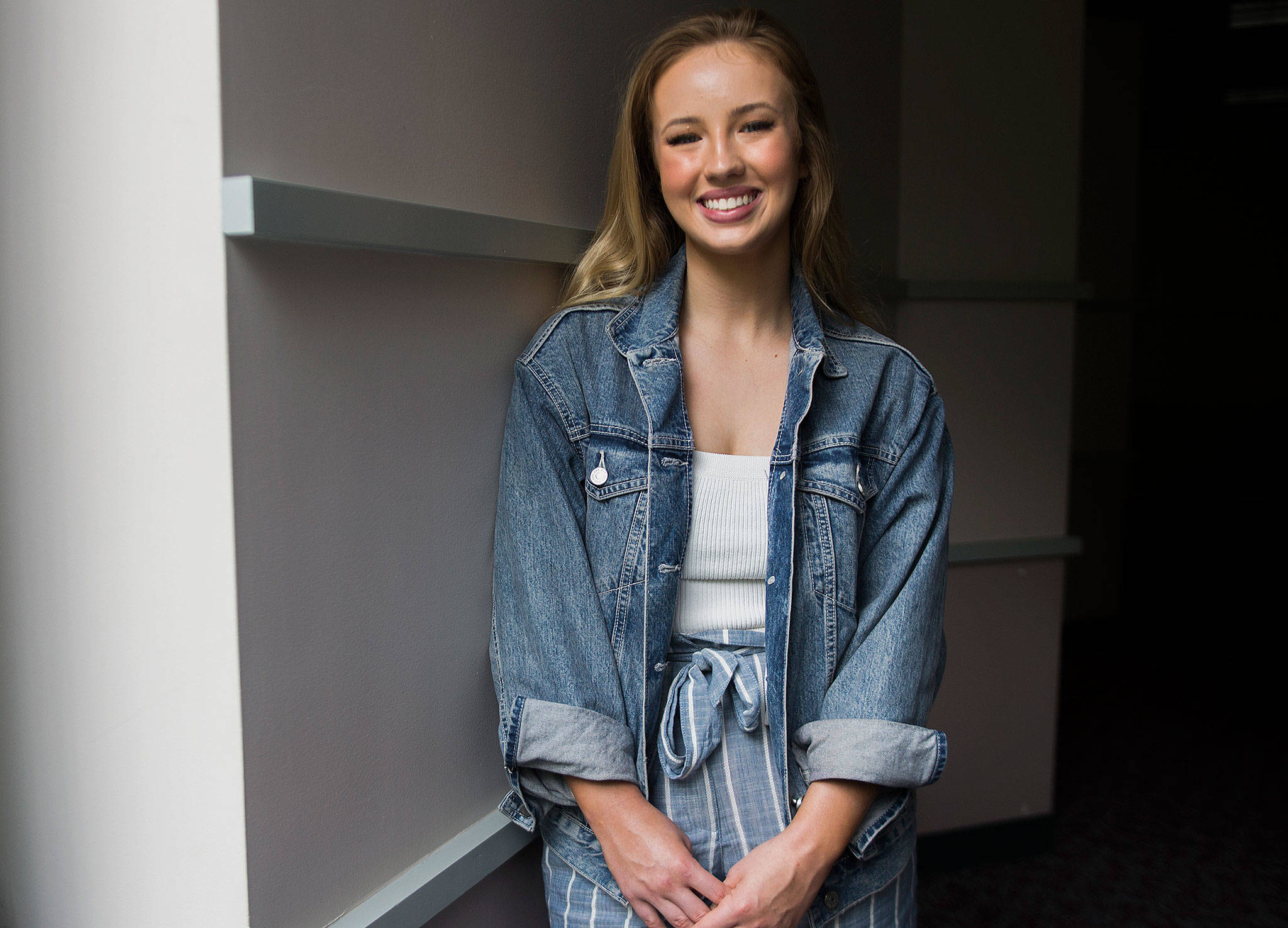 Everett High School graduate Gabrielle Schmidt received a scholarship from the local Knights of Columbus council and will be attending Gonzaga University in the fall. (Olivia Vanni / The Herald)