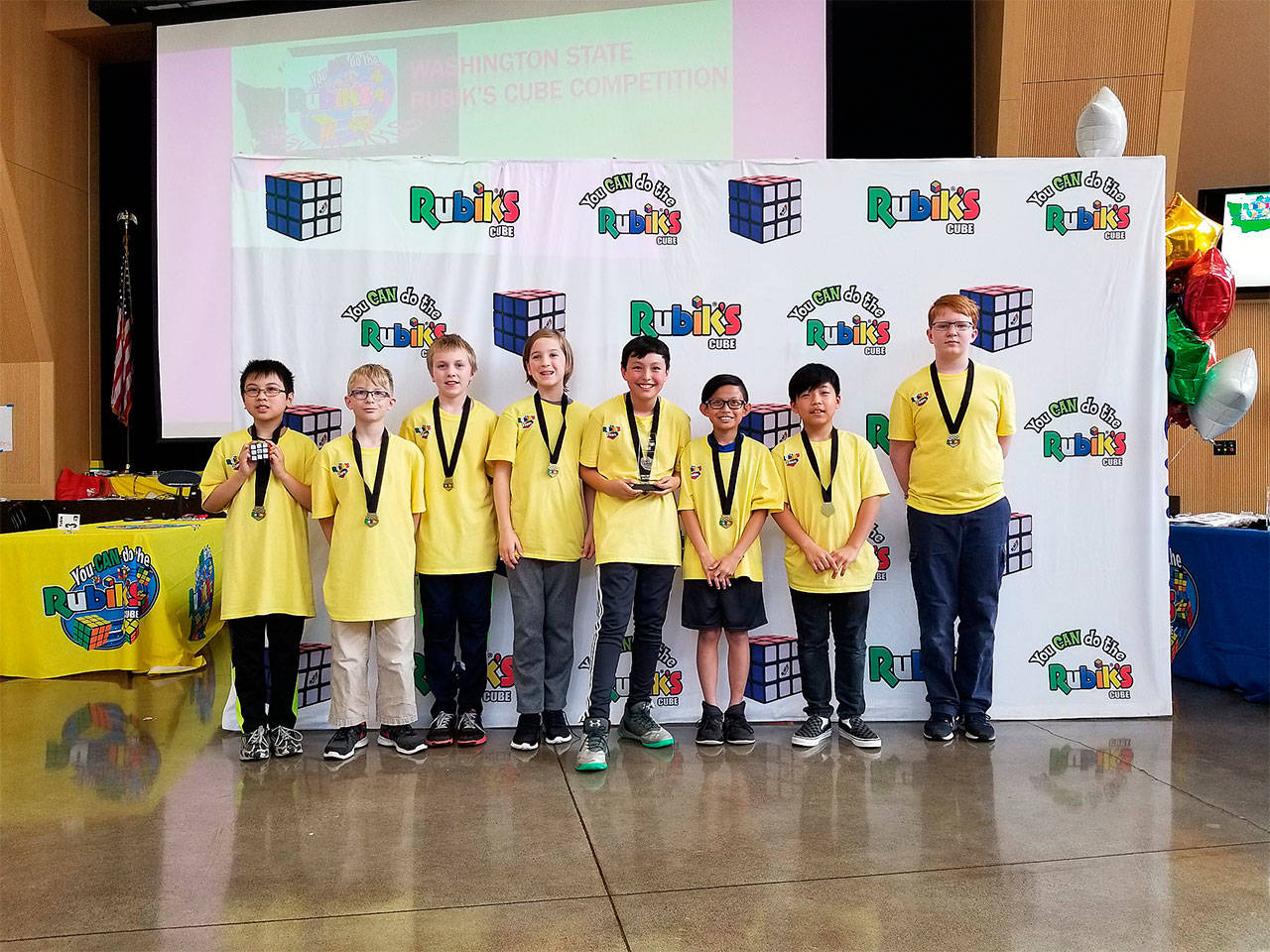 Forest View Elementary School ranks No. 1 in the state and No. 2 in the nation in the You Can Do the Rubik’s Cube Speed League. (Contributed photo)