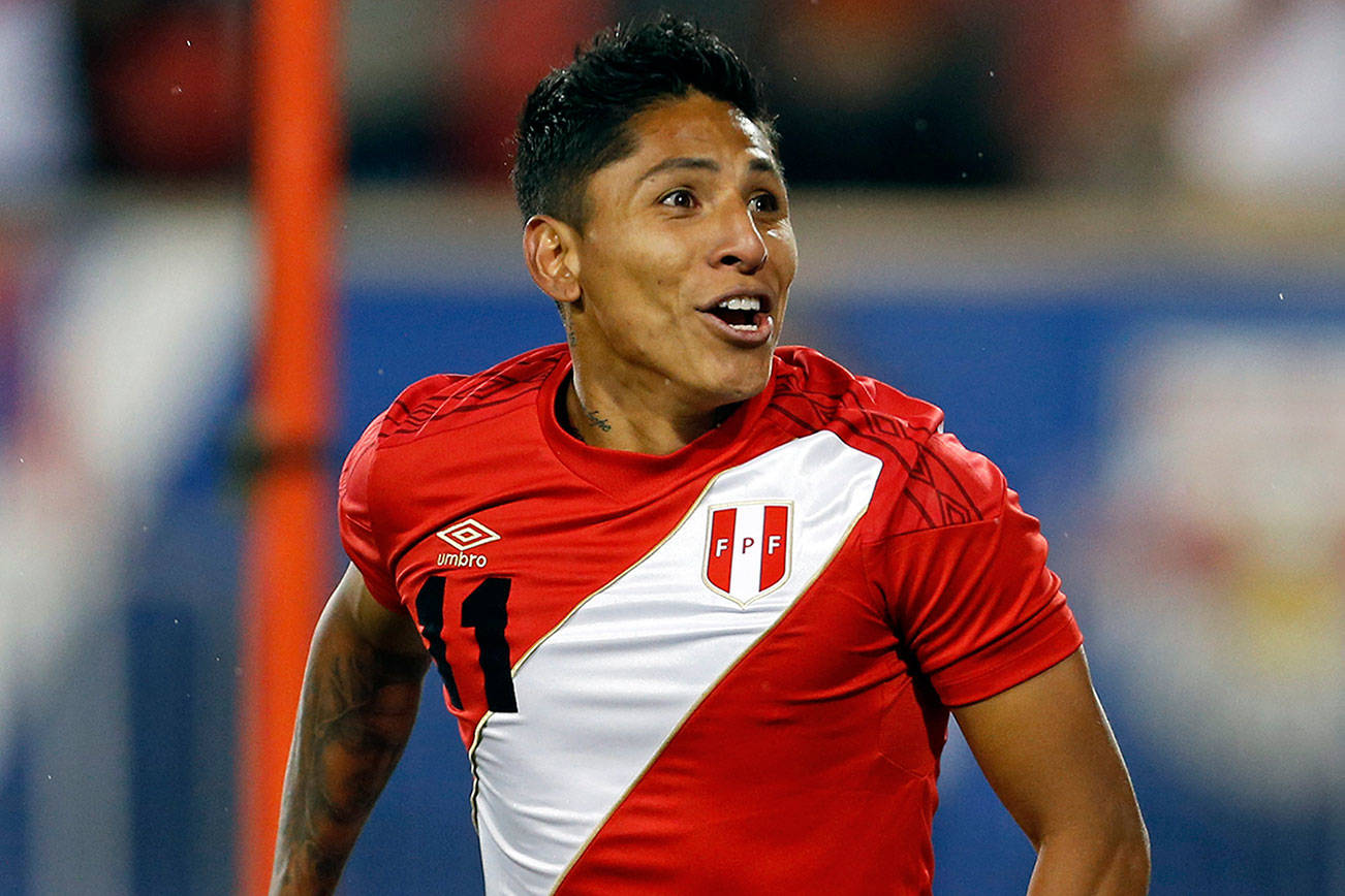 Sounders sign Peru striker Ruidiaz as designated player