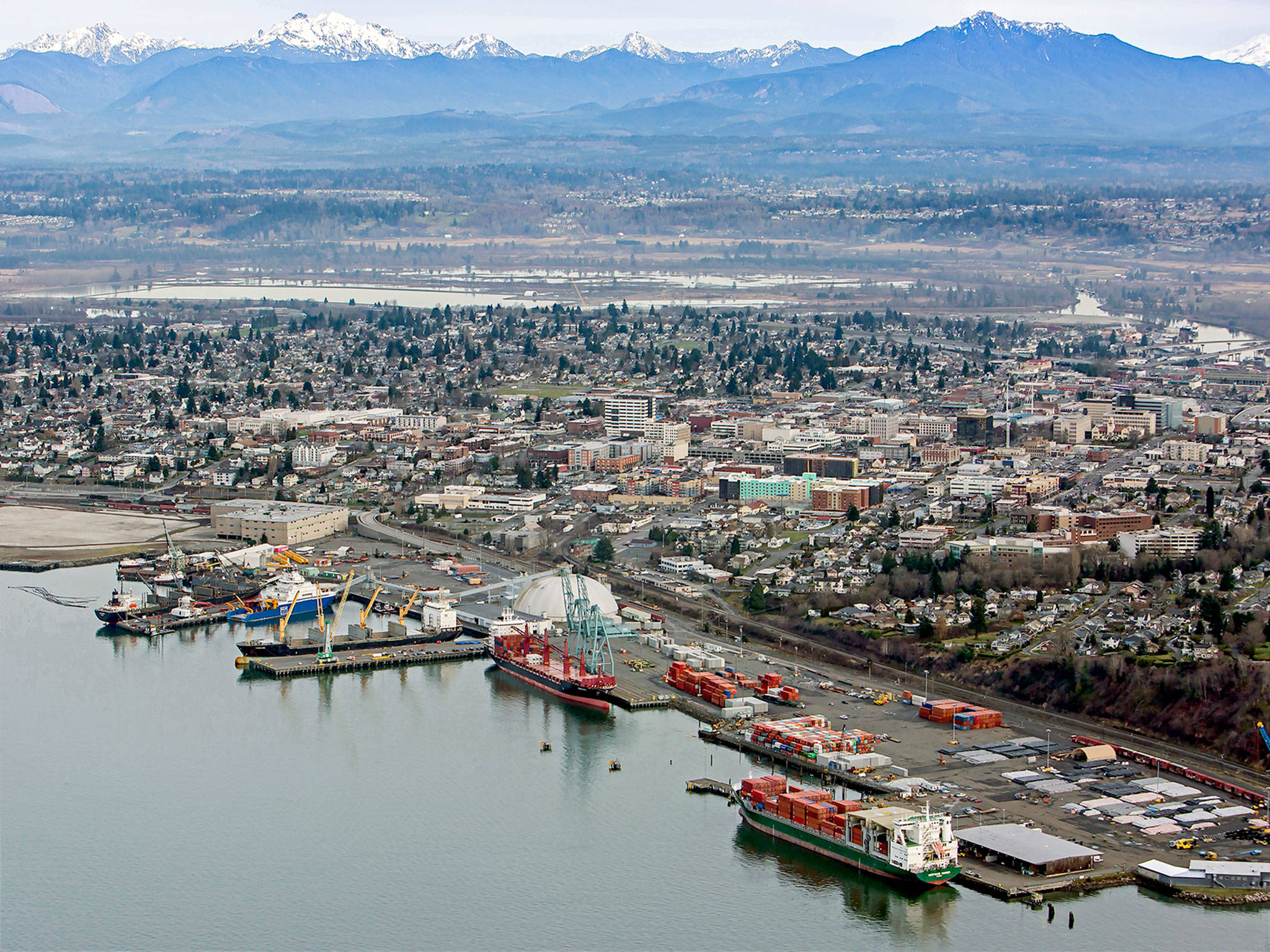 The Port of Everett’s seaport on the city’s waterfront. (Port of Everett)