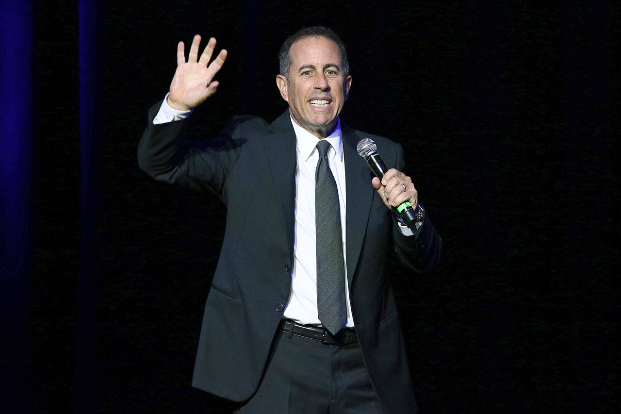 Jerry Seinfeld performs at Stand Up For Heroes in New York on Nov. 1, 2016. (Greg Allen / Invision)
