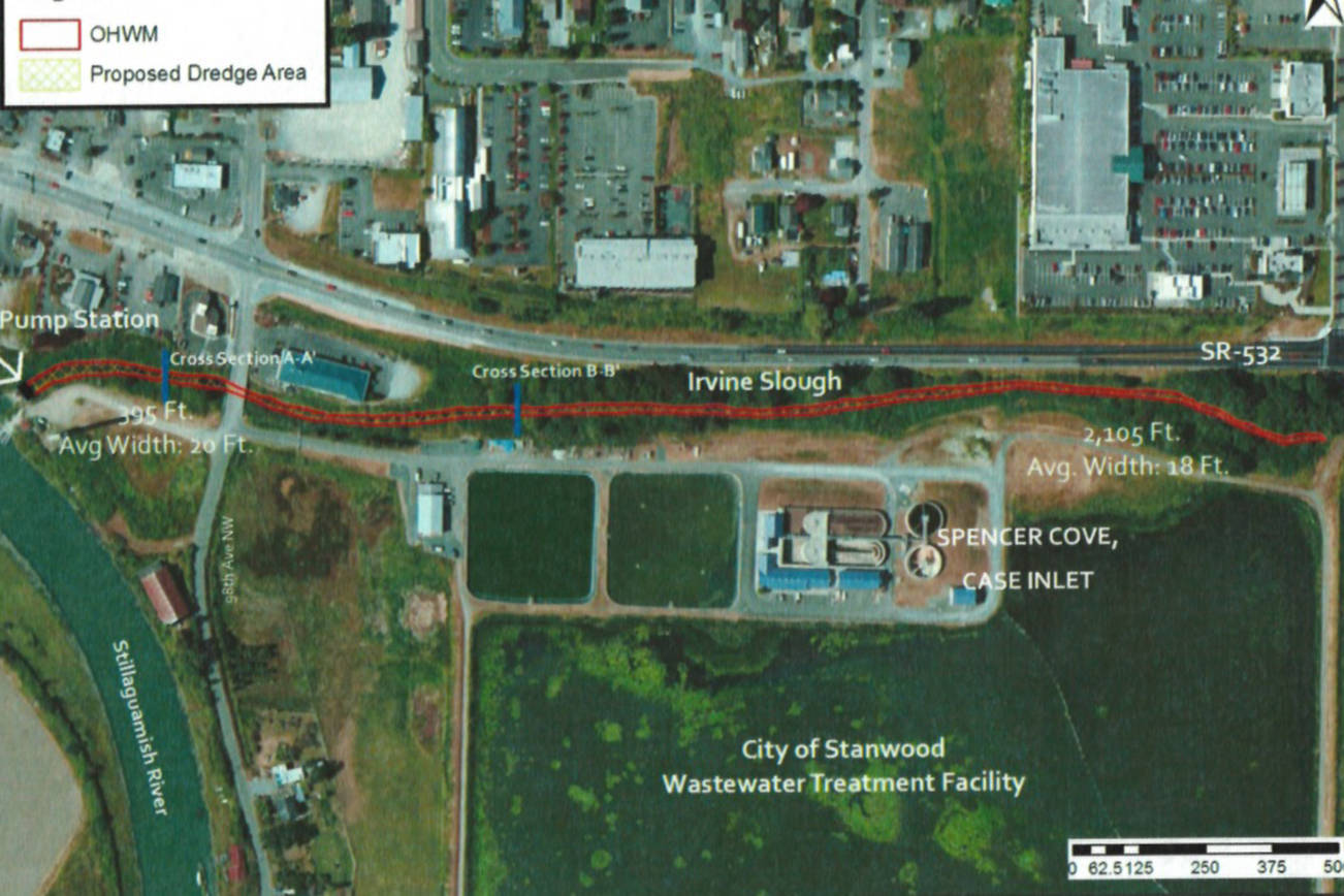 Stanwood plans to dredge Irvine Slough for flood prevention