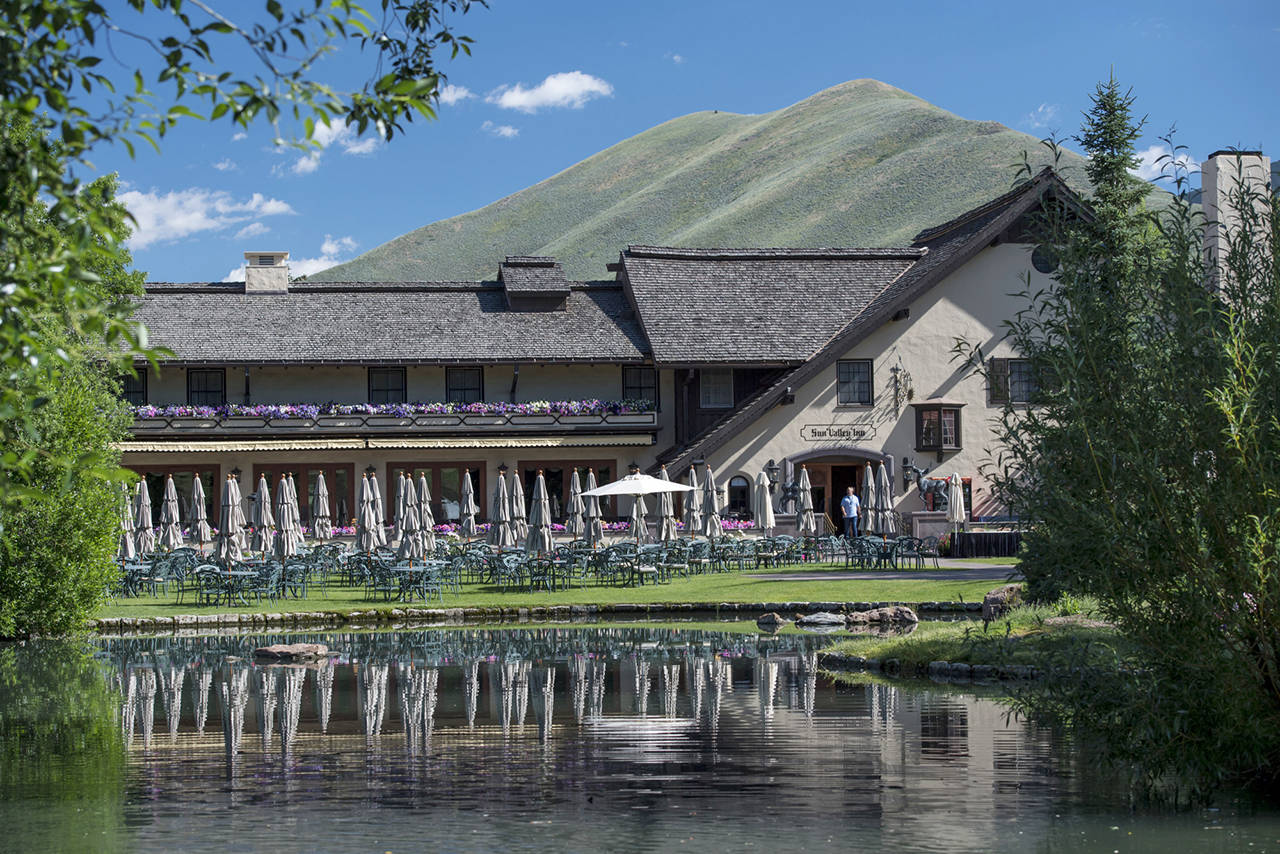 The Sun Valley Inn stands in Sun Valley, Idaho. (Bloomberg/David Paul Morris)