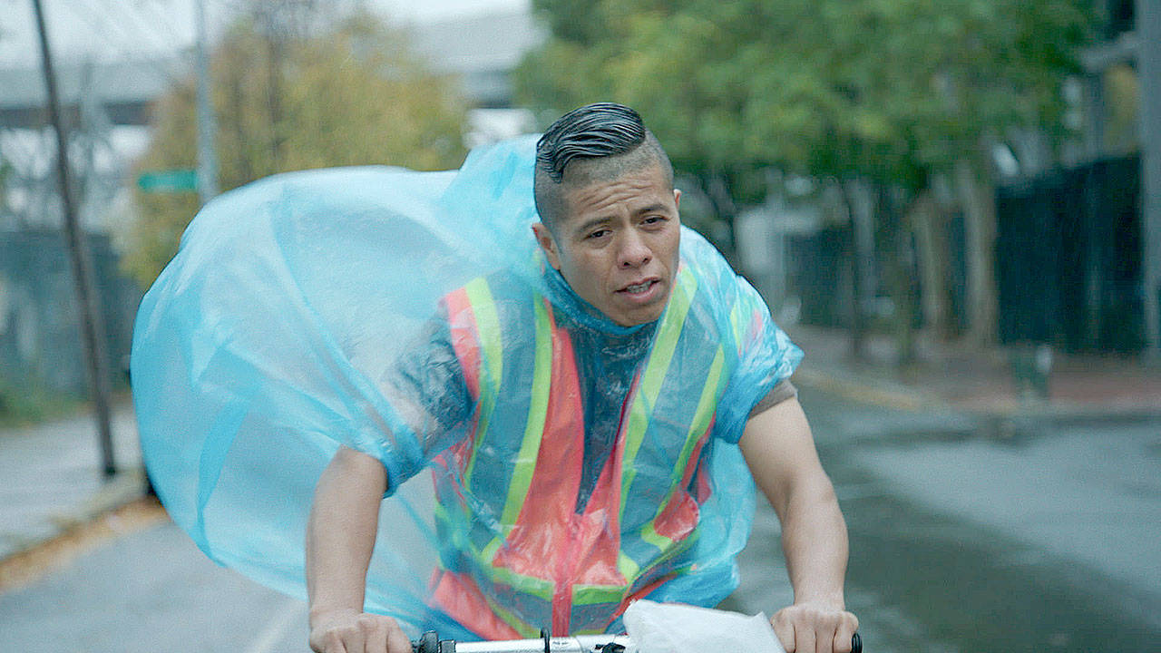 José (Fernando Cardona) must balance work and soccer in “On The Seventh Day.” (Cinema Guild)