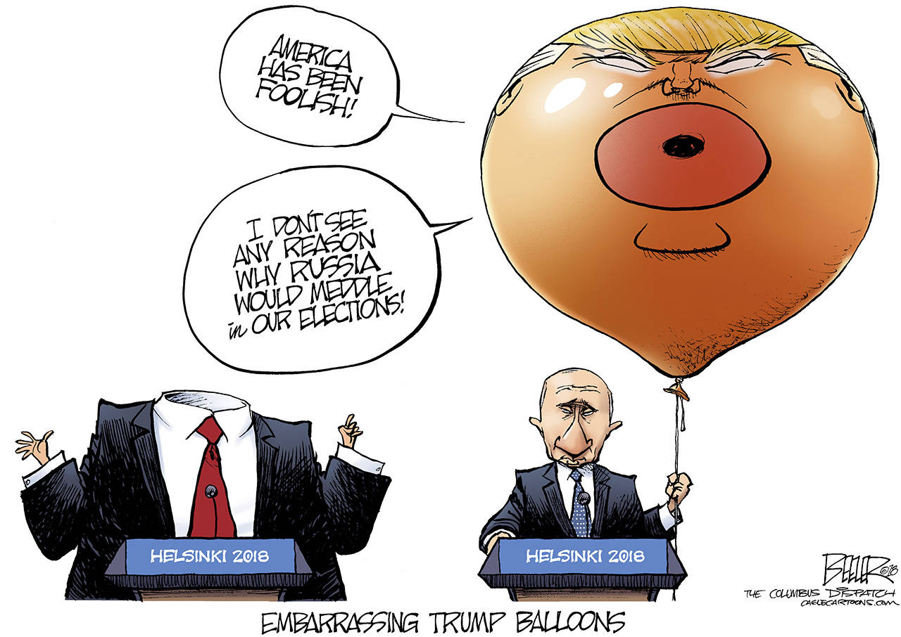 Editorial cartoons for Wednesday, July 18