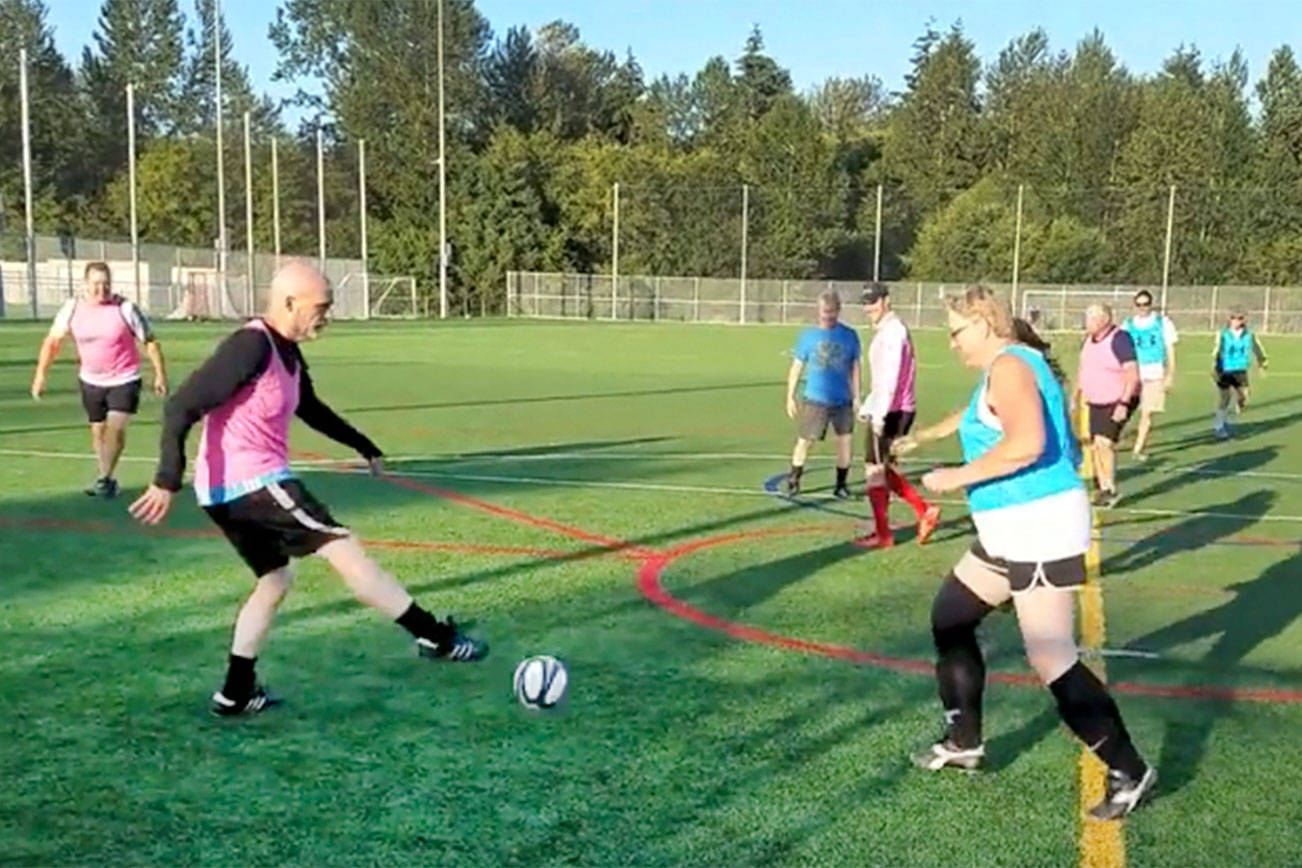 Walk soccer offers a more casual way to play