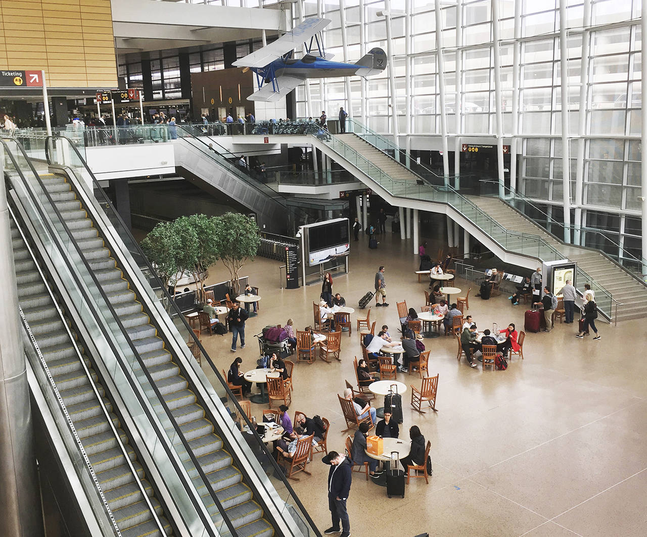 SeaTac Airport (Sue Misao / The Herald)
