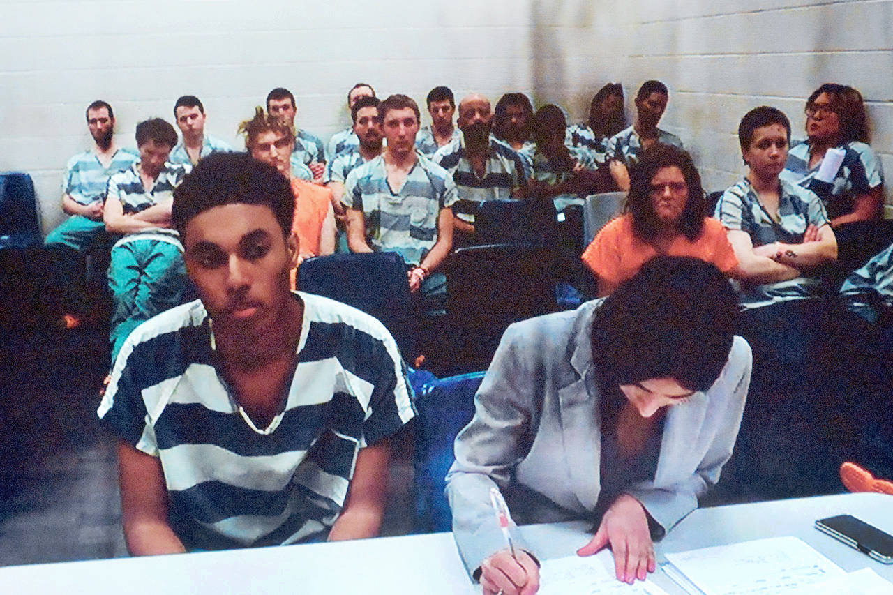 Marquez Daniel was sentenced to two years in prison for an armed robbery. (Caleb Hutton / Herald file)