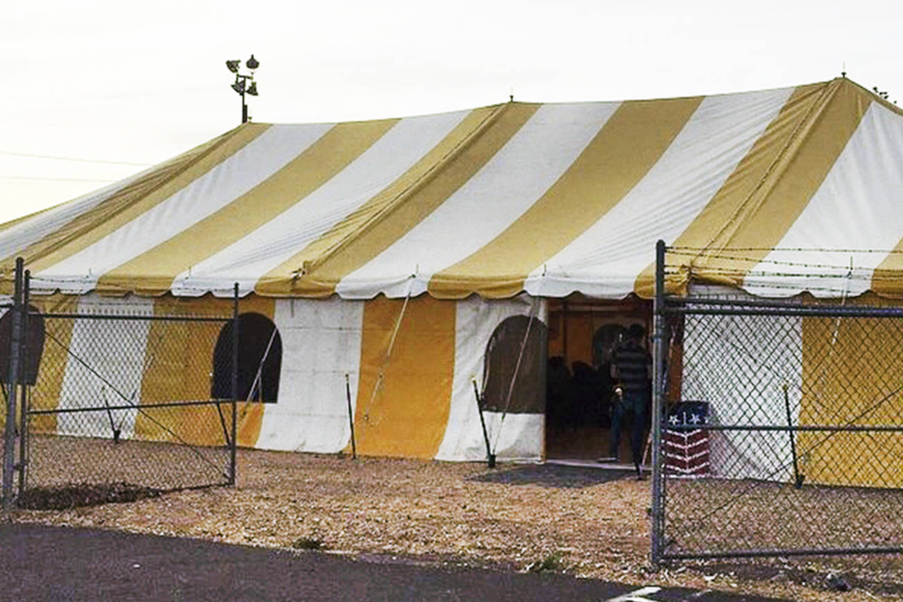 Trailer containing giant tent stolen from church