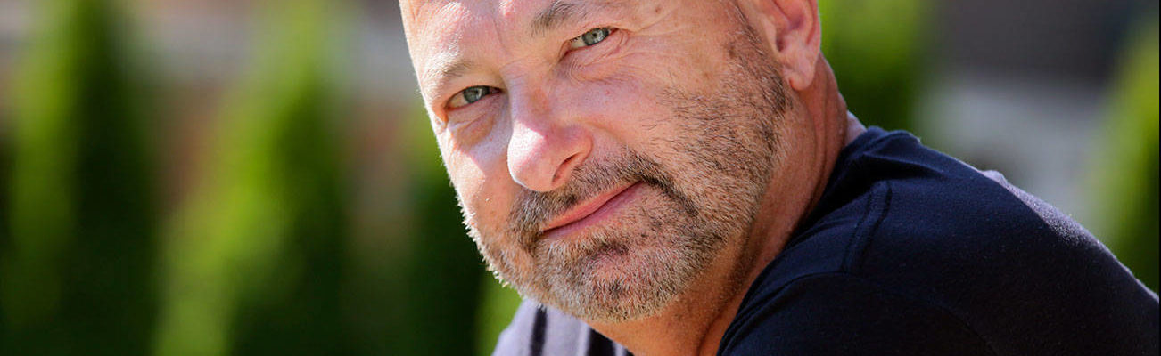 Jeff The Fish Aaron is stepping away after many years as a sports-talk radio personality for Everett-based KRKO 1380 AM and moving to Arizona. (Kevin Clark / The Herald)