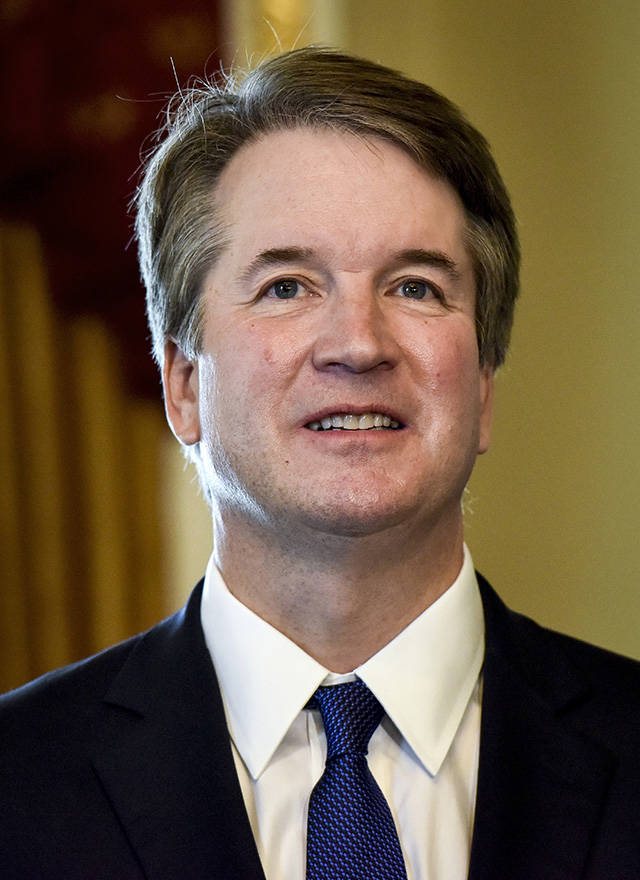 Supreme Court nominee Brett Kavanaugh visited the Capitol on Wednesday. (Bill O’Leary/Washington Post)