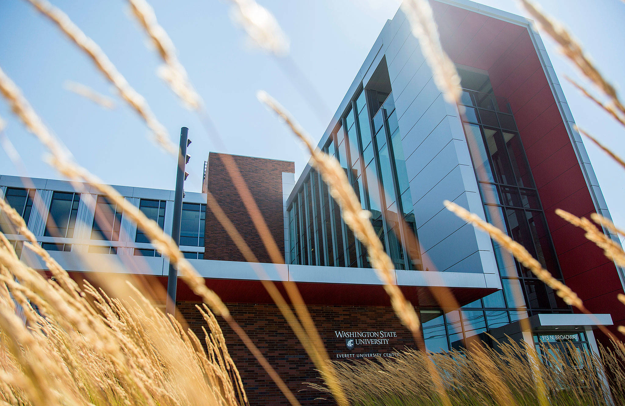 The Washington State University Everett campus on July 25, in Everett. (Olivia Vanni / The Herald)