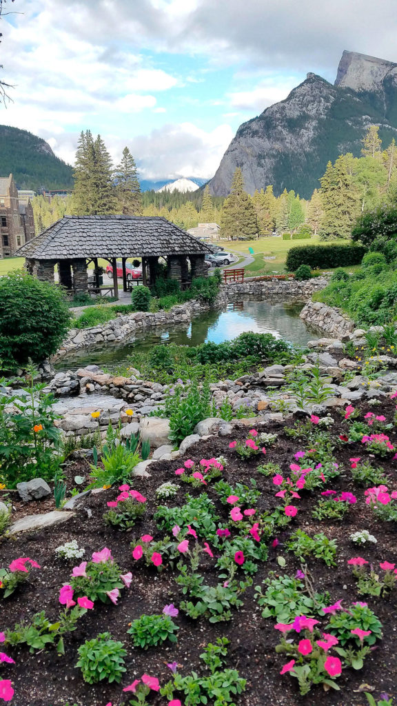 The Cascade Gardens in Banff are free and a quiet place to escape crowds.
