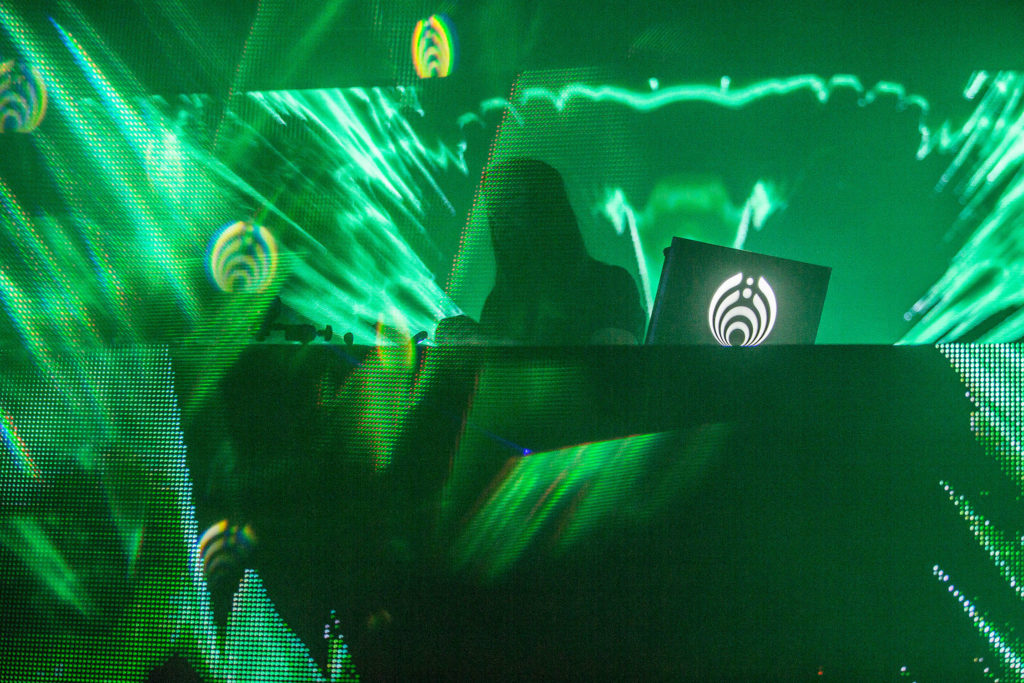 Bassnectar performs at the Summer Meltdown on Saturday, Aug. 4, 2018 in Darrington. (Olivia Vanni / The Herald)
