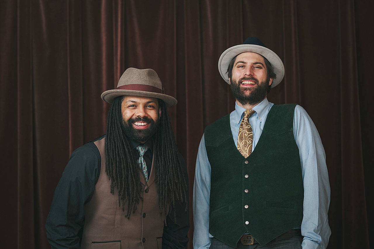 Ben Hunter and Joe Seamons will perform Aug. 9 at the Hazel Miller Plaza in Edmonds. The free summer concert is one of a series sponsored by the Edmonds Arts Commission. (Joe Navas)