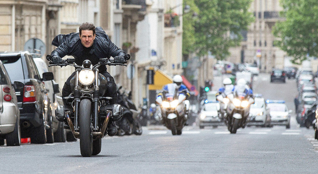 Paramount Pictures 
Tom Cruise insisted on doing all of his own stunts in “Mission: Impossible — Fallout.” 
