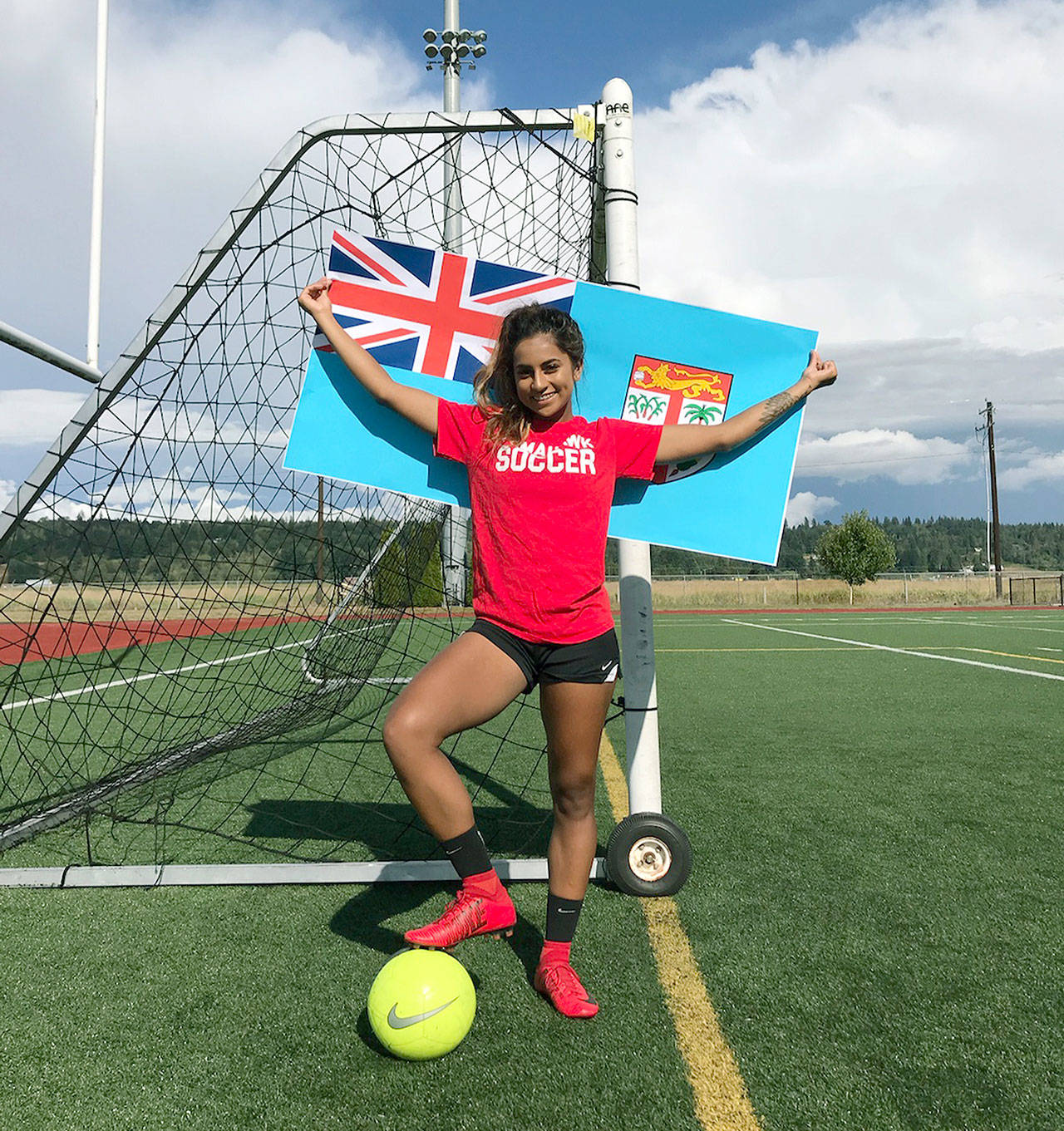 Marysville Pilchuck senior Trina Davis, whose mom was born and raised in Fiji, earned a spot on the Fijian Women’s National Team. (Photo courtesy of Trina Davis)