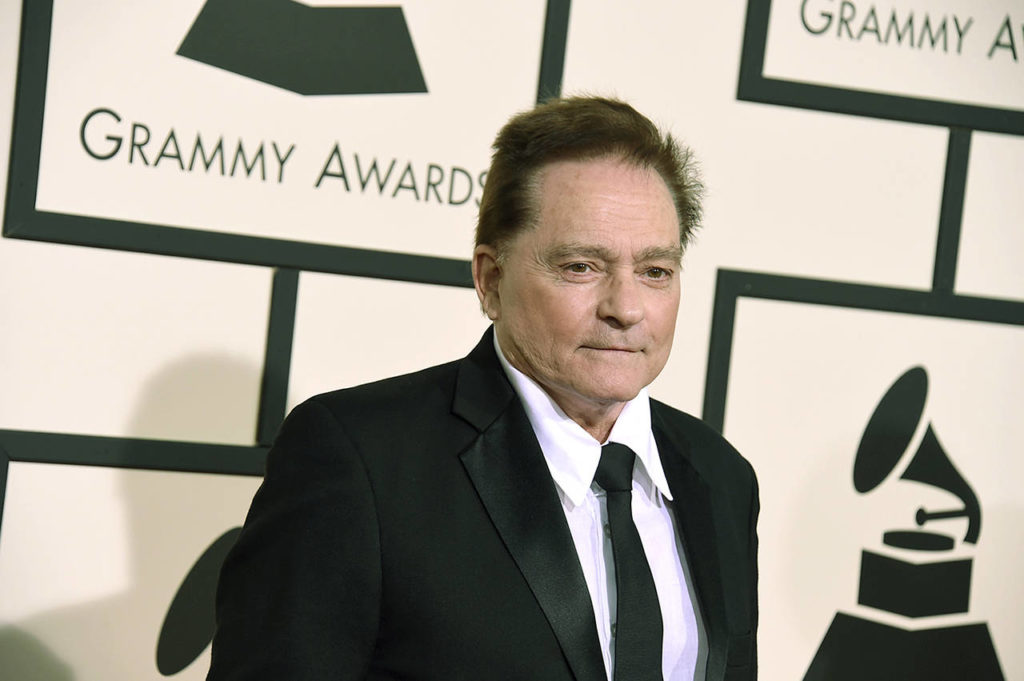 Marty Balin arrives at the 58th annual Grammy Awards at the Staples Center on Feb. 15, 2016, in Los Angeles. (Photo by Jordan Strauss/Invision/AP, file)
