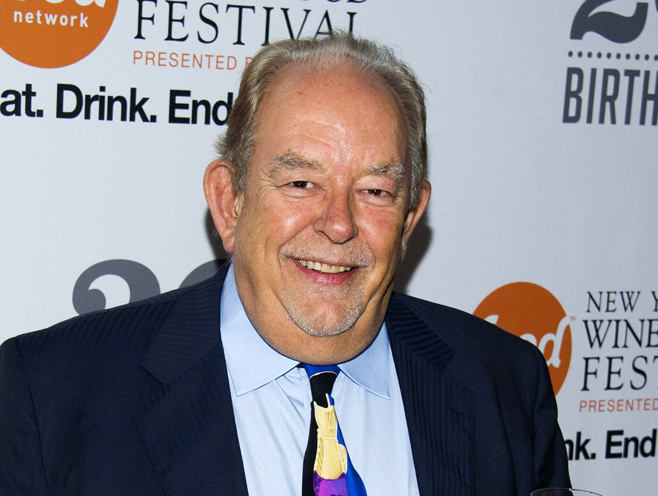 In this 2013 photo, Robin Leach attends the Food Network’s 20th birthday party in New York. (Photo by Charles Sykes/Invision/AP, File)