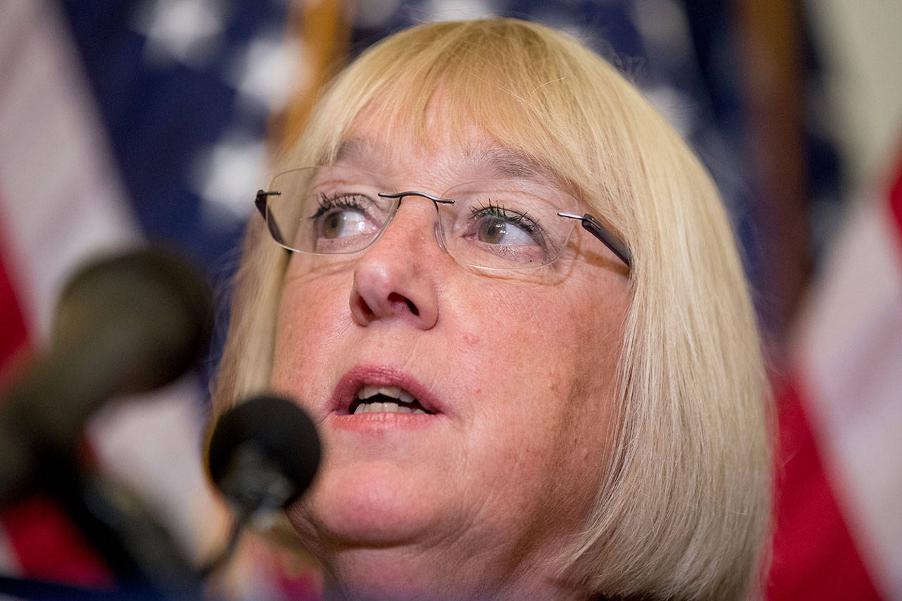 Sen. Patty Murray, D-Wash., speaks at a news conference on American labor on Capitol Hill in Washington on Nov. 1. John McCain is being remembered as a last lion of the Senate, with few others matching his stature. But the next generation of mavericks might come from the ranks of Senate women. (AP Photo/Andrew Harnik, File)