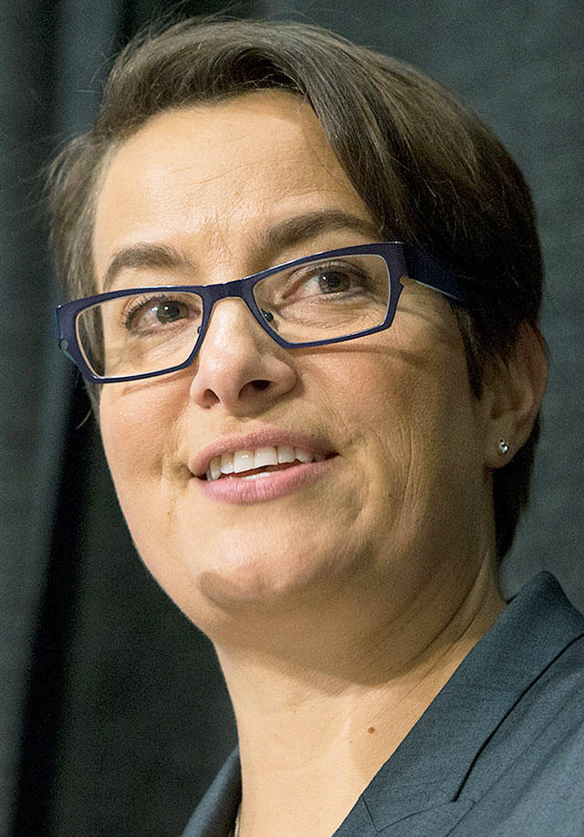 Everett Mayor Cassie Franklin (Andy Bronson / The Herald)