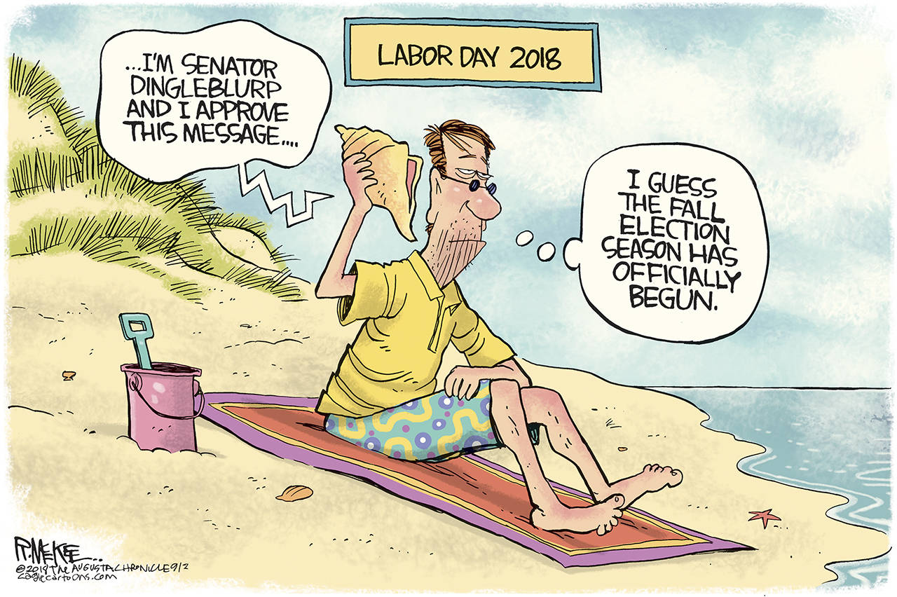 Editorial cartoons for Labor Day, Monday, Sept. 3