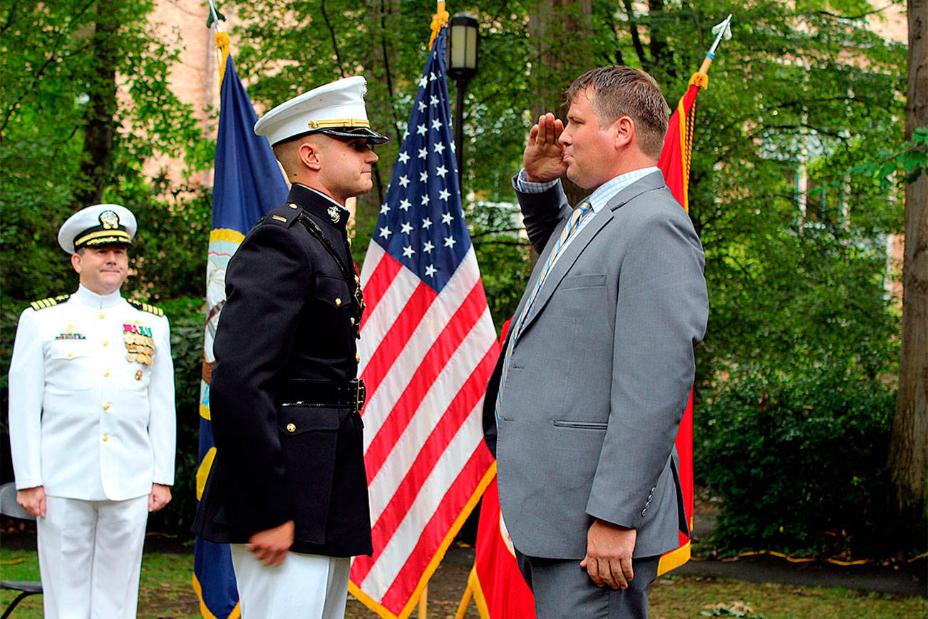Kamiak alum graduates from Marine Corps officer training