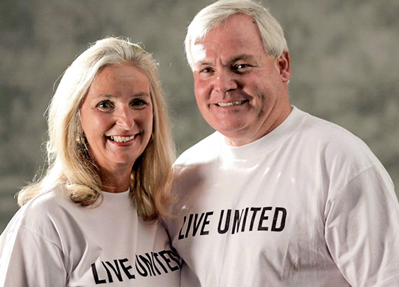 United Way’s Reeves/Sievers founders’ Award was presented to the Rodland family Thursday. Buzz and Carol Rodland also received the award in 2010. (United Way photo)