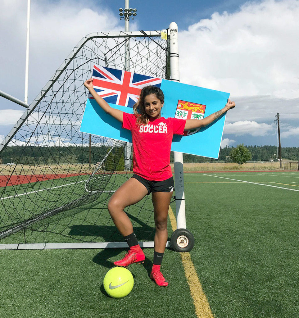 Marysville Pilchuck senior Trina Davis, whose mom was born and raised in Fiji, earned a spot on the Fijian Women’s National Team. (Photo courtesy of Trina Davis)
