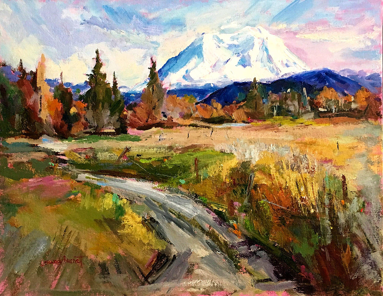 Sandy’s Burnett’s painting is part of the “Beauty of the Northwest” show that opens Oct. 1 at Gallery North in Edmonds.