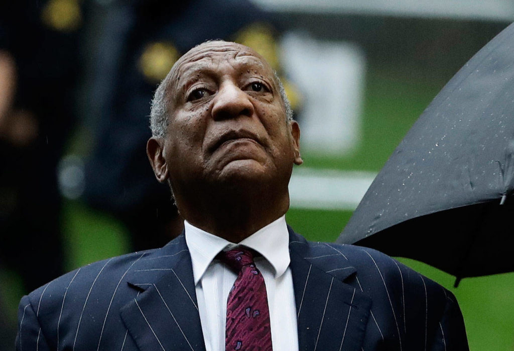 Bill Cosby arrives for his sentencing hearing Tuesday, Sept. 25, 2018, at the Montgomery County Courthouse in Norristown, Pa. (AP Photo/Matt Slocum)
