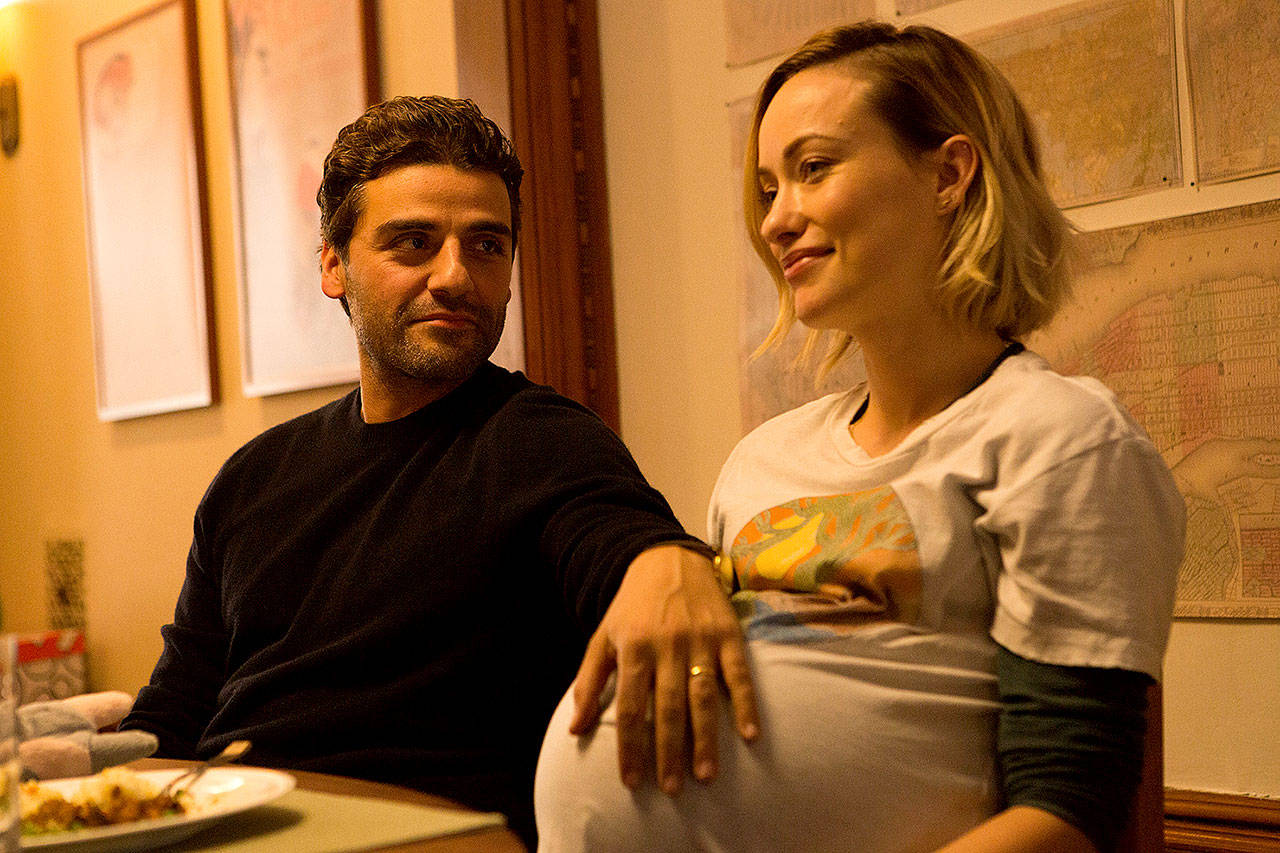 Oscar Isaac and Olivia Wilde of TV’s “This is Us” fame star in the movie “Life Itself.” (Jon Pack/Amazon Studios)