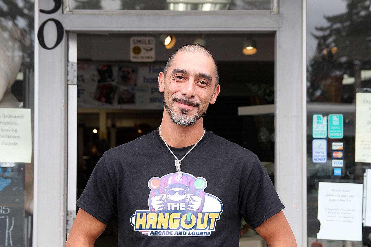 Victor Rojas wants The Hangout Arcade and Lounge to be a place where kids can play, but also gain necessary communication skills. (Laura Guido / Whidbey News-Times)