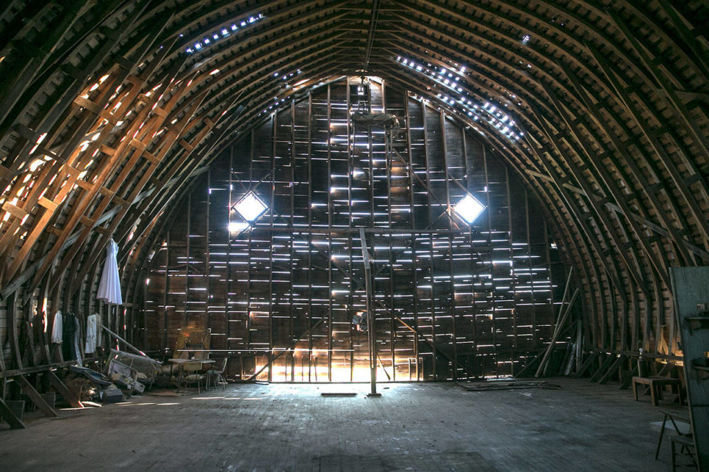 The upper level of the Blalock&rsquo;s barn. (Kevin Clark / The Herald)
