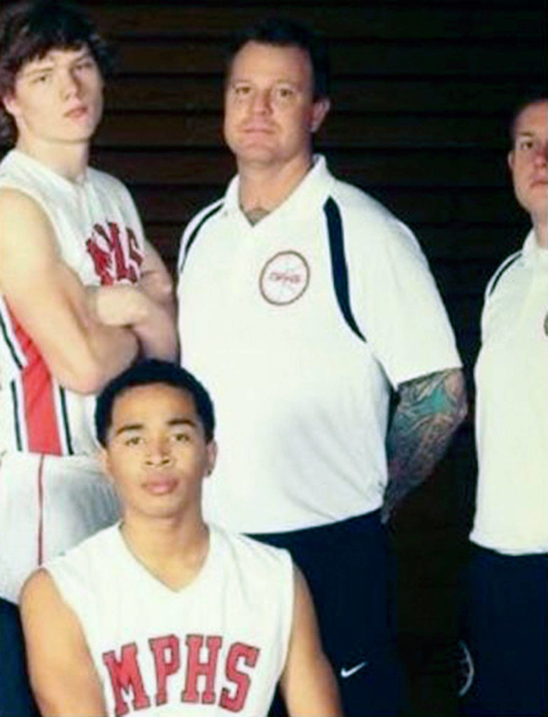 Chris Sutherland is a volunteer coach of the Marysville Pilchuck High School basketball team. (Chris Sutherland)
