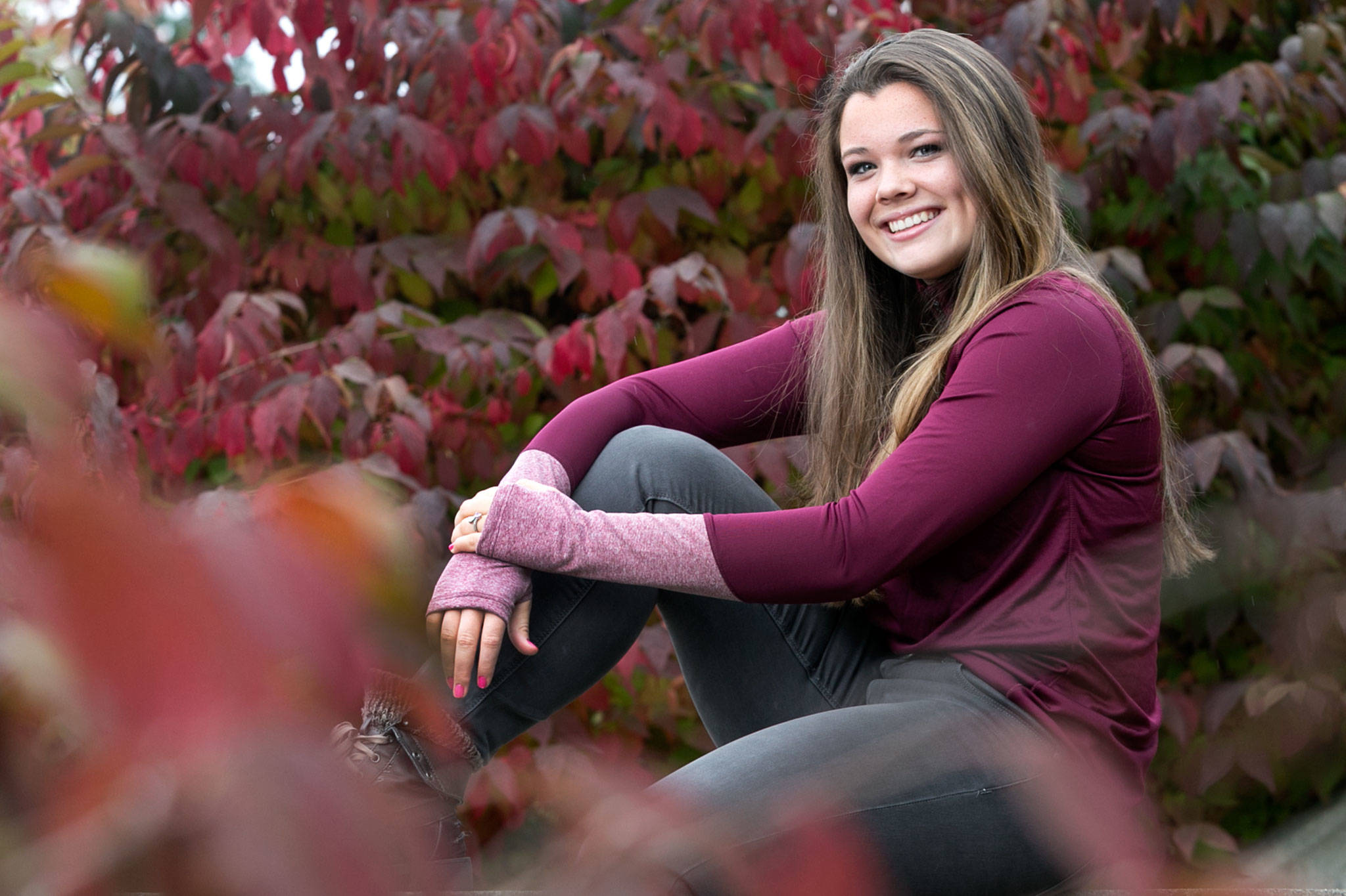 Brielle Guidice, 17, is the varsity captain for the girls soccer team at Cascade this year. (Kevin Clark / The Herald)