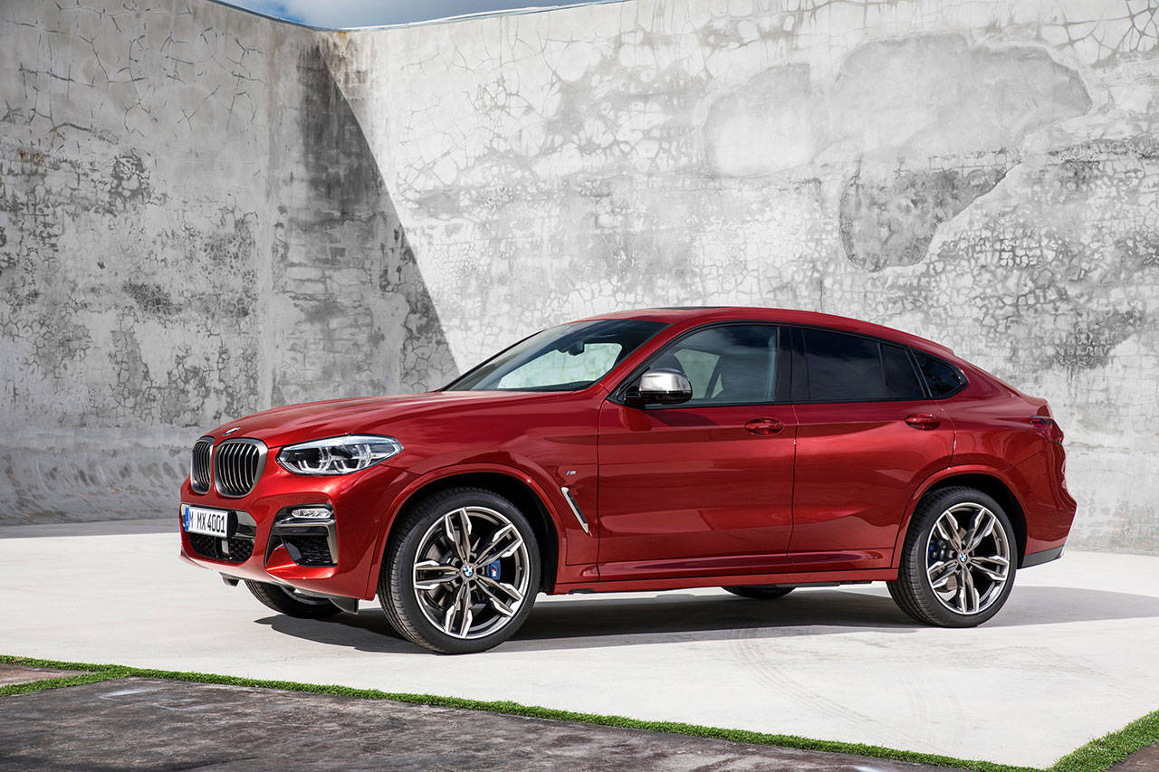 The 2019 BMW X4 has seating for five passengers. The rear cargo area measures 18.5 cubic feet if the second row seats are in upright position. (Manufacturer photo)