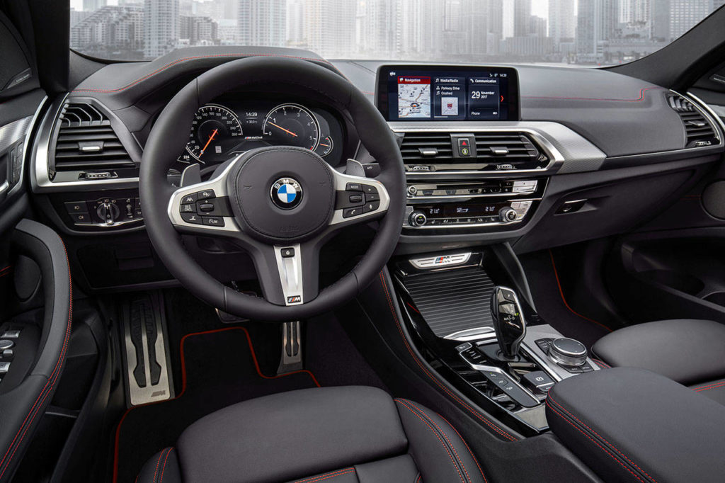 Comfort, technology, tasteful styling and BMW’s legendary build quality are centerpieces of the 2019 X4 passenger cabin. (Manufacturer photo)
