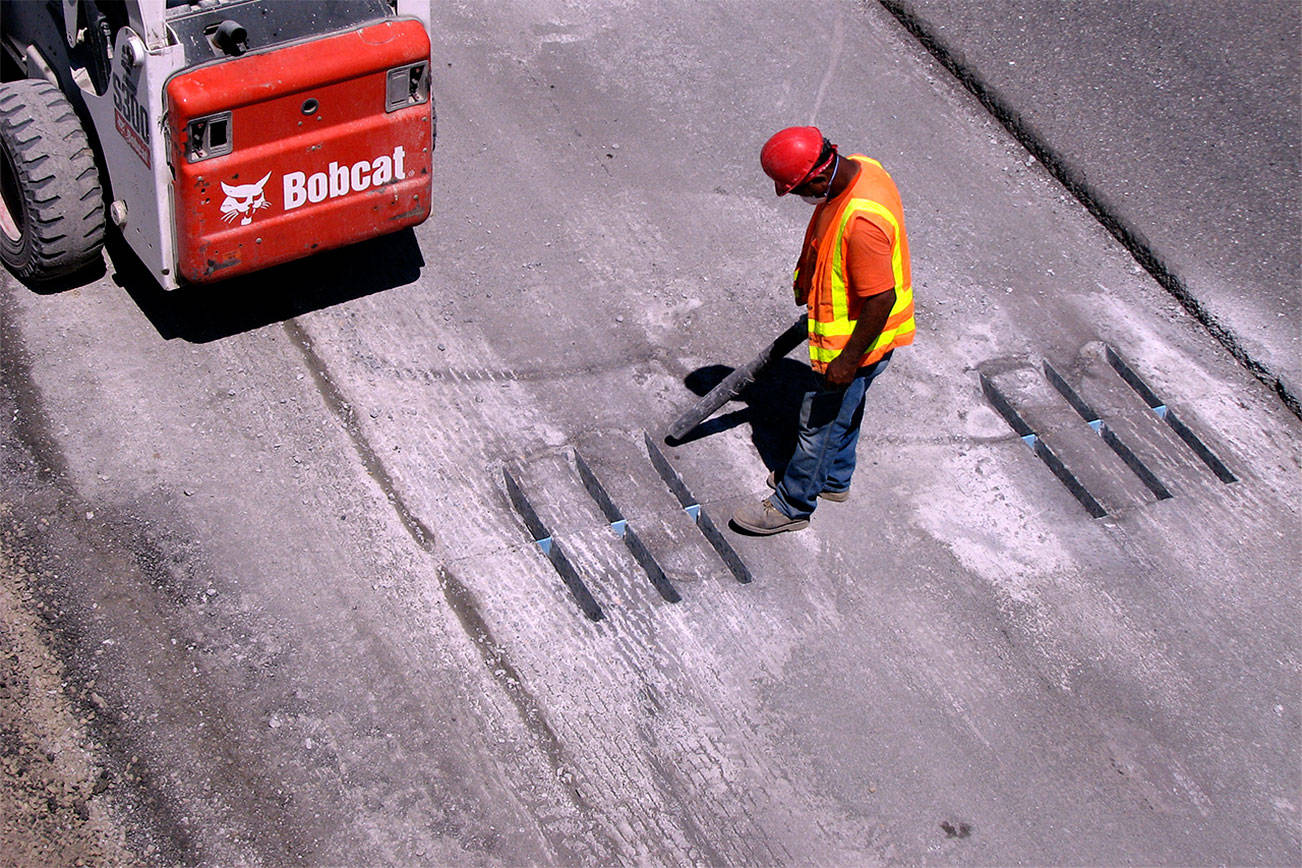 Those divots are dowels: Weird hash marks on I-90 explained