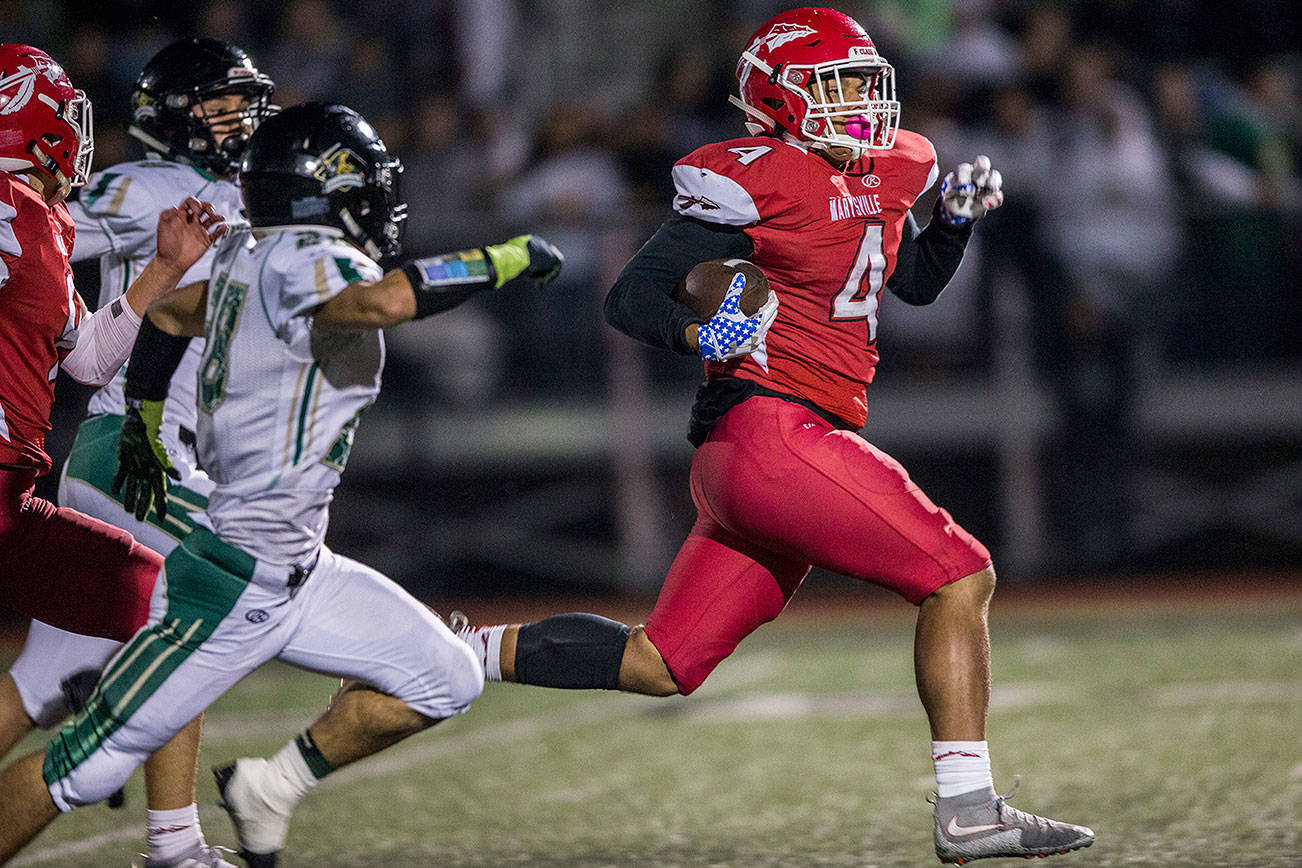 Marysville Pilchuck routs Marsville Getchell in rivalry game