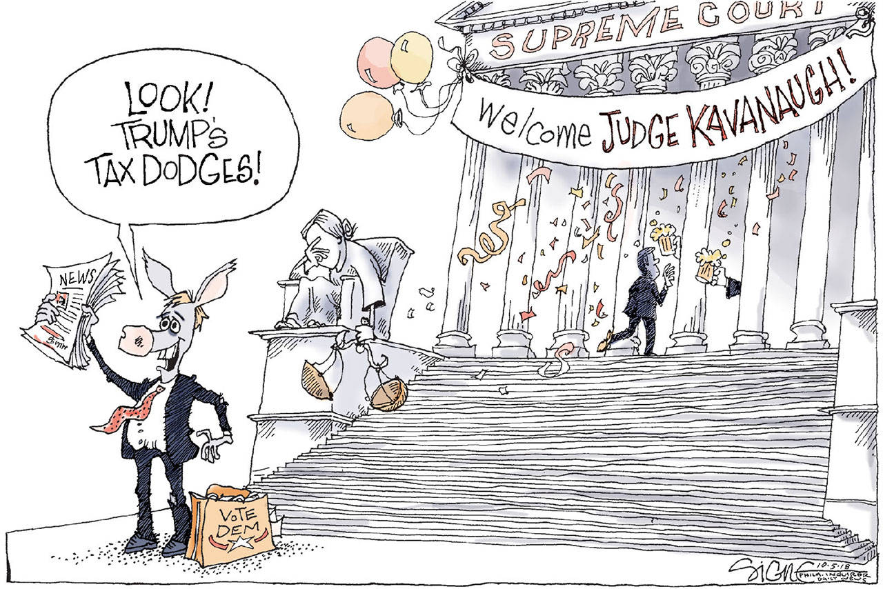 Editorial cartoons for Sunday, Oct. 7
