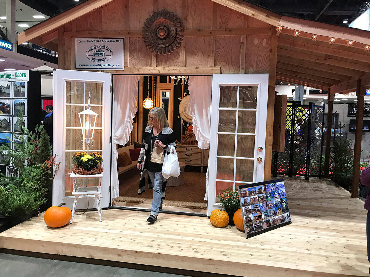 Aurora Quality Buildings, of Marysville, will display a “She Shed,” a woman’s version of a “man cave” for the back yard. (Seattle Home Show)