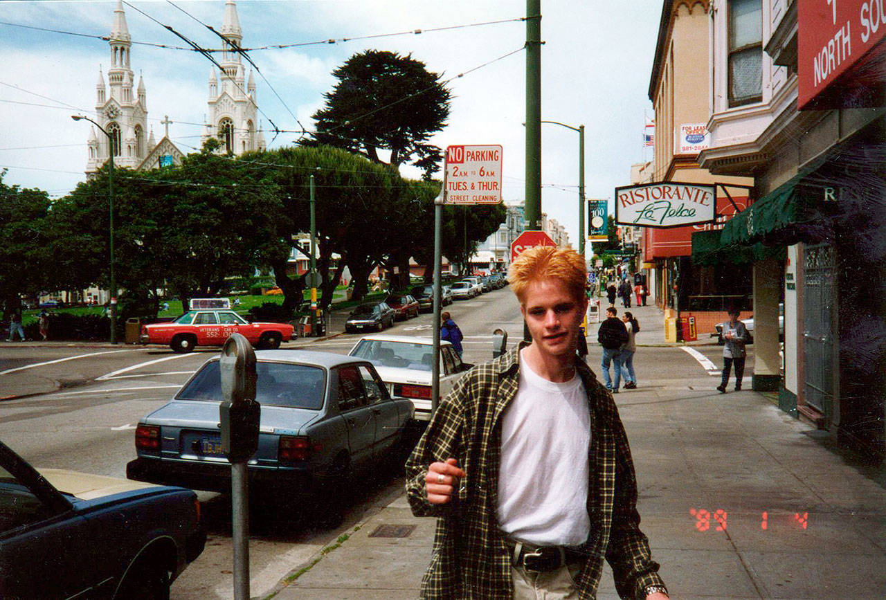 This 1989 photo provided by the Matthew Shepard Foundation shows Matthew Shepard in San Francisco. The murder of Shepard, a gay University of Wyoming student, was a watershed moment for gay rights and LGBTQ acceptance in the U.S., so much so that 20 years later the crime remains seared into the national consciousness. (Dennis Shepard/The Matthew Shepard Foundation via AP)