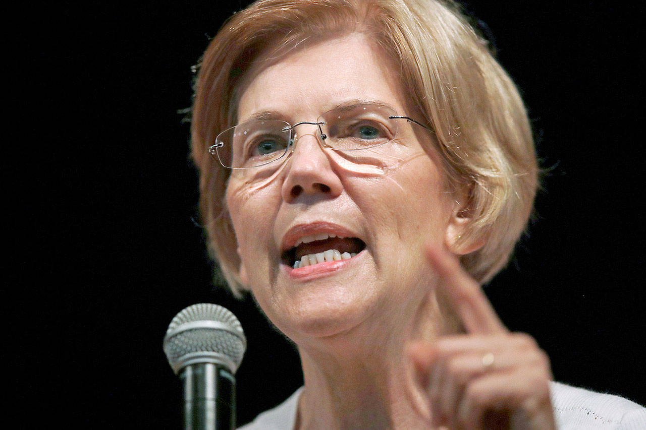 U.S. Sen. Elizabeth Warren, D-Massachusetts. (AP Photo/Charles Krupa, File)