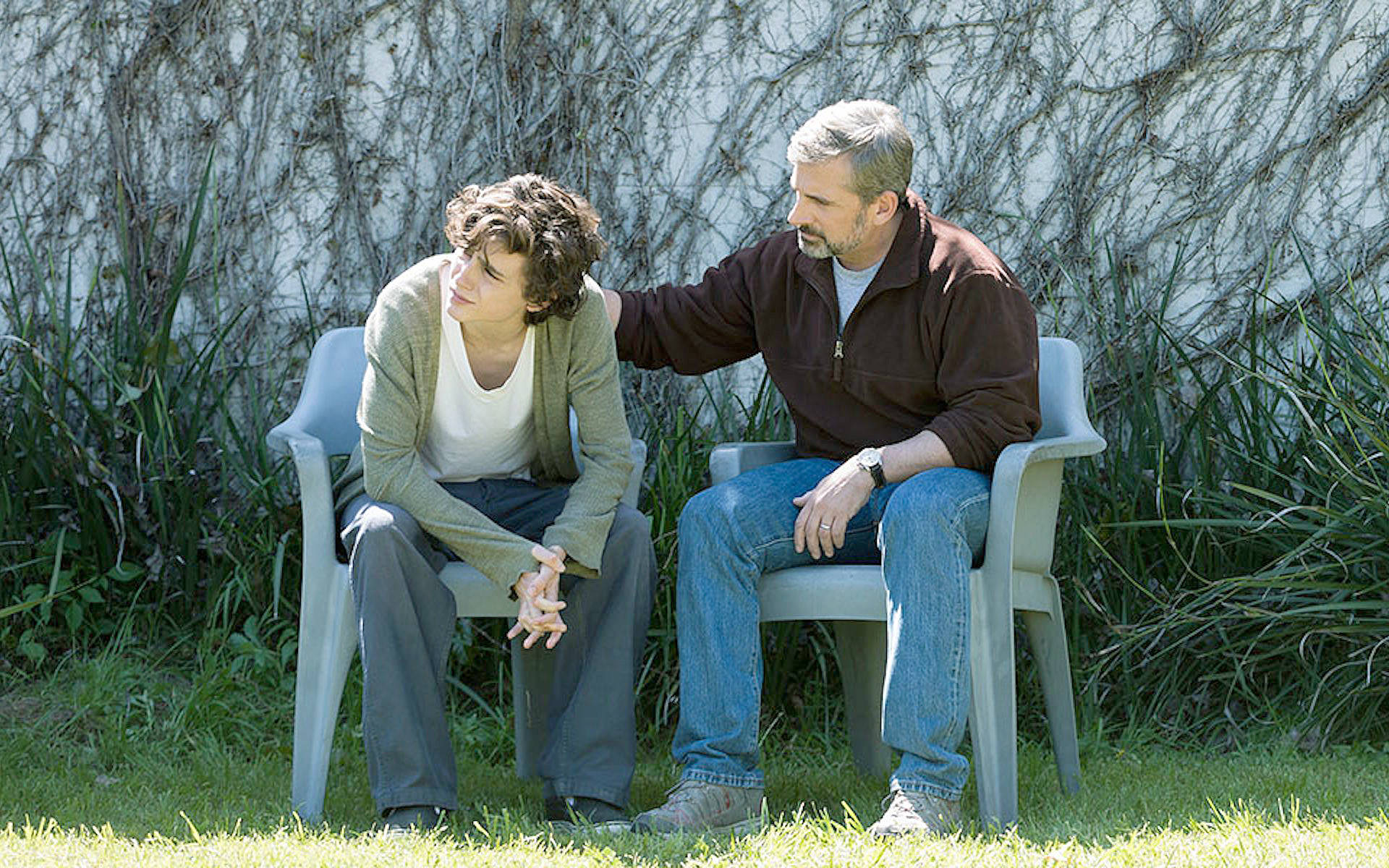 Francois Duhamel                                Based on the best-selling pair of memoirs from father and son David and Nic Sheff (played by Steve Carell, right, and Timothee Chalamet, respectively), “Beautiful Boy” chronicles the heartbreaking and inspiring experience of survival, relapse, and recovery in a family coping with addiction over many years.