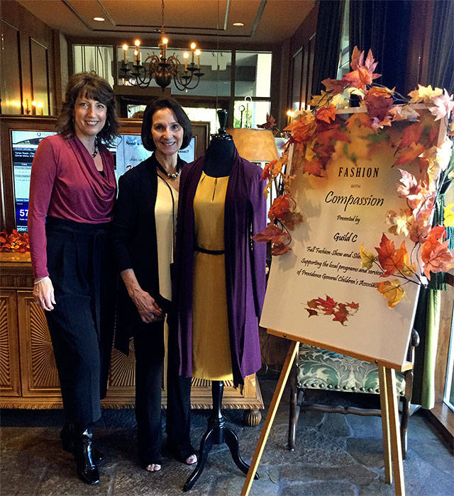 Mary Morgan and Lori Goddard-Weed were co-chairs of a recent “Fashion with Compassion” fundraiser. (Contributed photo)