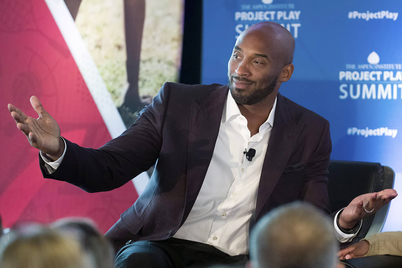 Former NBA basketball all-star Kobe Bryant has been dropped from the jury of an animated film festival after calls for the former NBA star’s ouster over a 2003 rape allegation. (AP Photo/Alex Brandon, File)