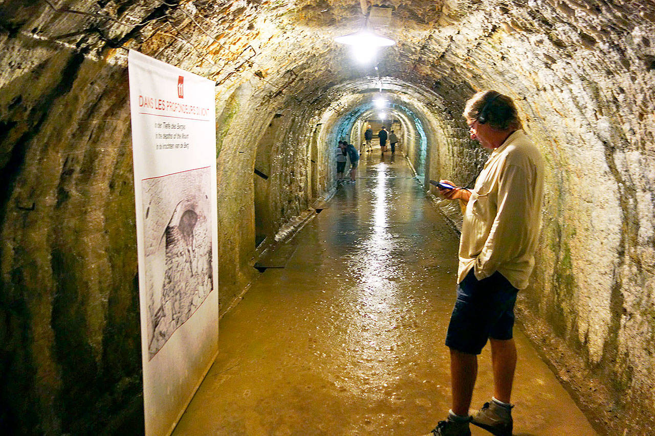 In northeastern France, visitors can explore Fort Douaumont, with its miles of cold, damp tunnels built to avoid enemy artillery. (Rick Steves’ Europe)