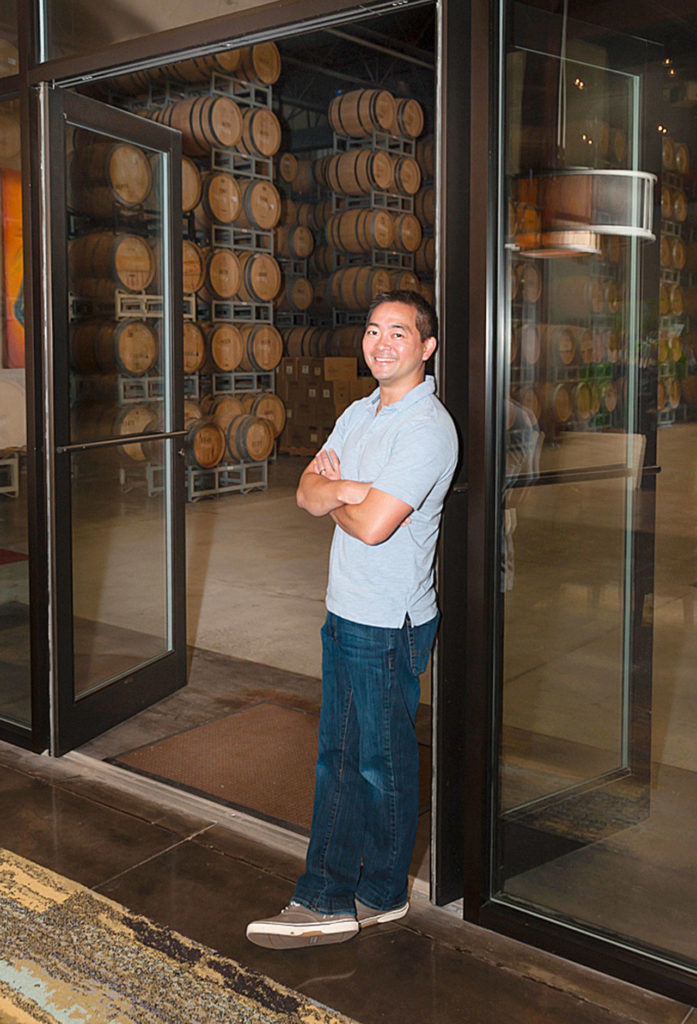 Jeremy Santo grew up in the Yakima Valley town of Prosser, graduated from Washington State University, and recently returned home as the winemaker for the Mercer family. (Photo by Richard Duval Images)
